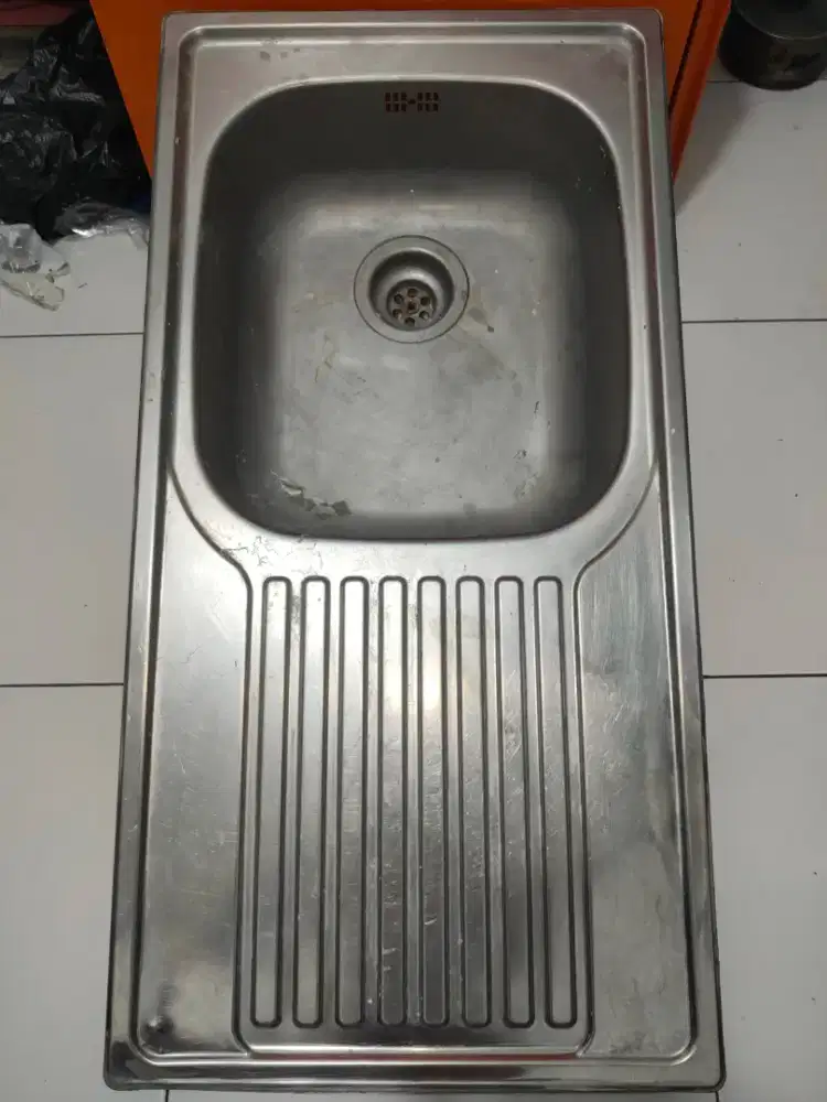 KITCHEN SINK/BAK CUCI PIRING STAINLESS STEEL BLANCO MAGNAT [86X43]