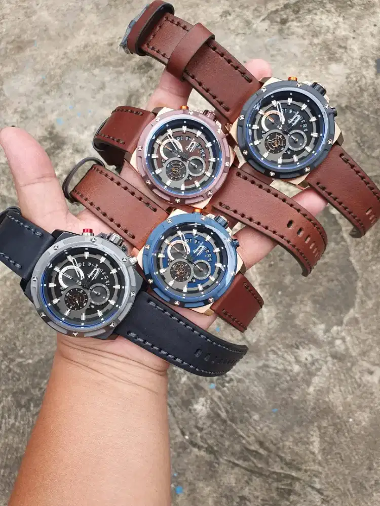 Jam tangan alexandre christie 6506 ORIGINAL garansi mesin 1 tahun