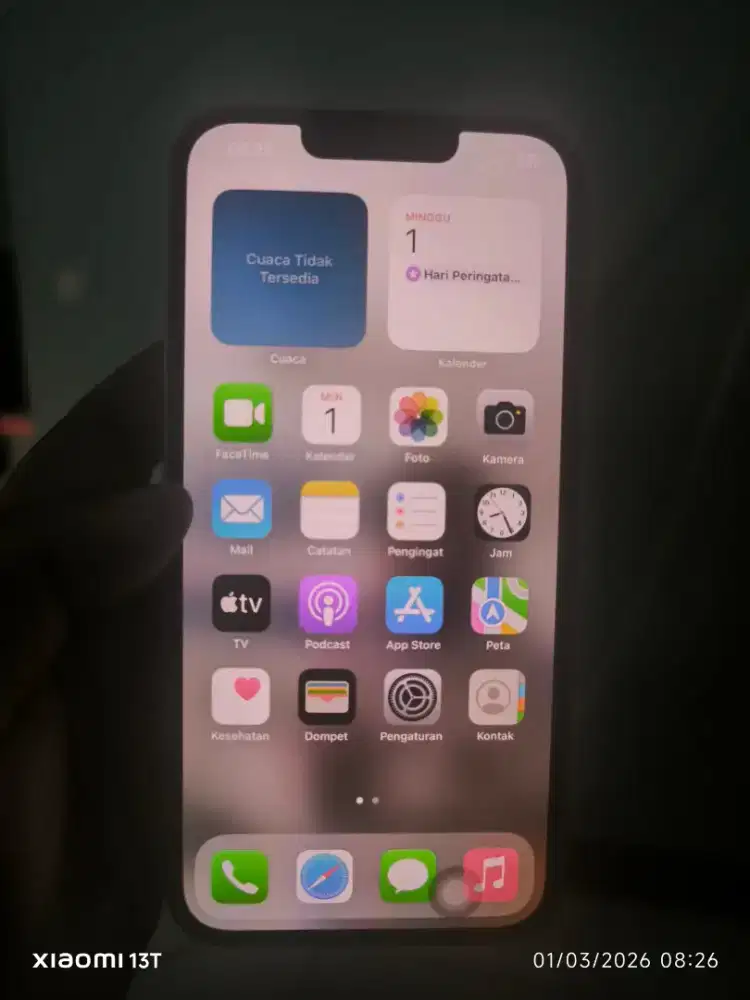 Iphone 13 Starlight (Putih) 128gb Fullset Ibox Bonus Adaptor Ibox