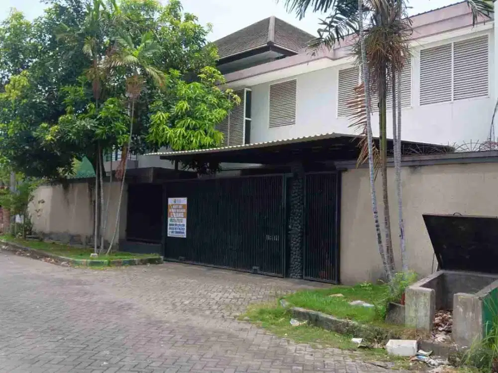 lelang rumah 2 lantai tenggilis permai surabaya timur