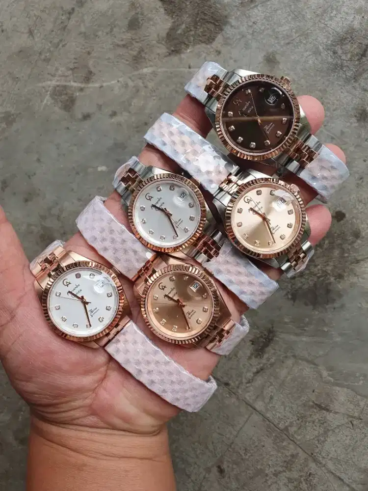 Jam tangan alexandre christie 5013 shappire rantai jubile best seller