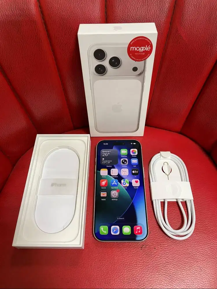 iPhone 17 Pro Max 256gb Silver Garansi iBox Digimap Aktif Fullset ORI