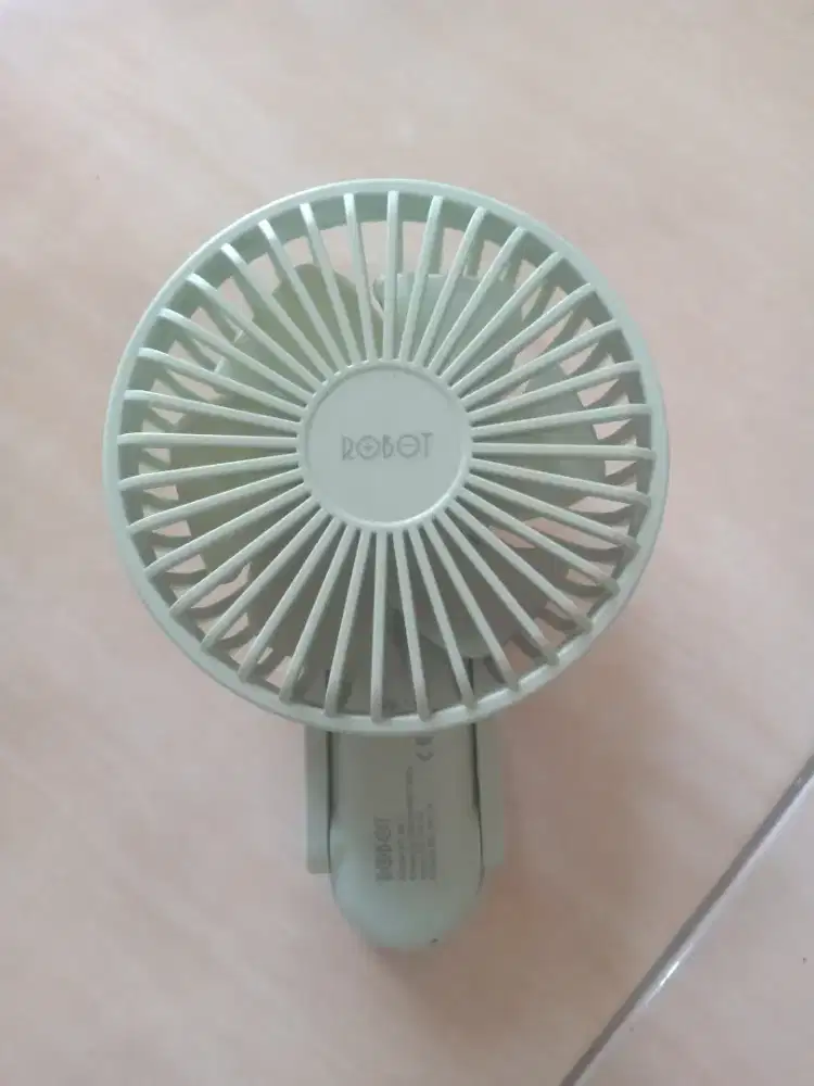 kipas angin portable + powerbank