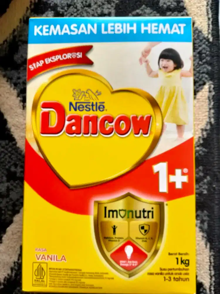 Susu bayi dancow 1+ 1kg kelebihan stok