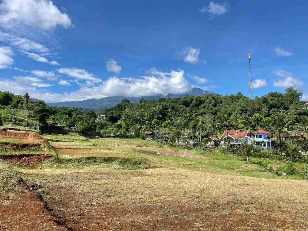 Tanah Cisarua Megamendung Dijual Siap Bangun Legalitas Aman View Pegunungan
