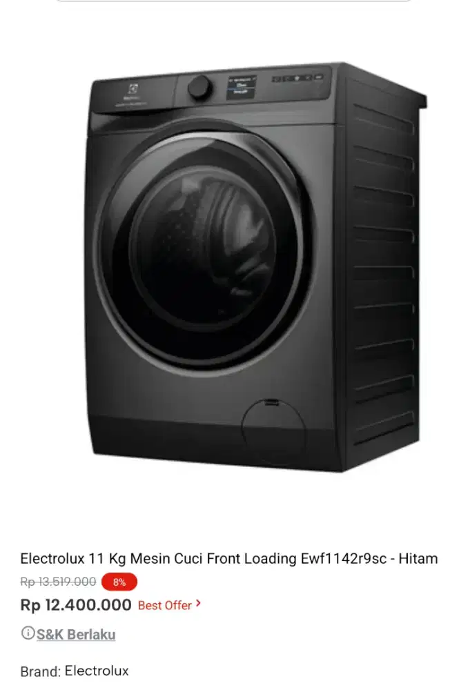 mesin cuci promo bisa cicilan syarat ktp tanpa dp bayar bulan depan