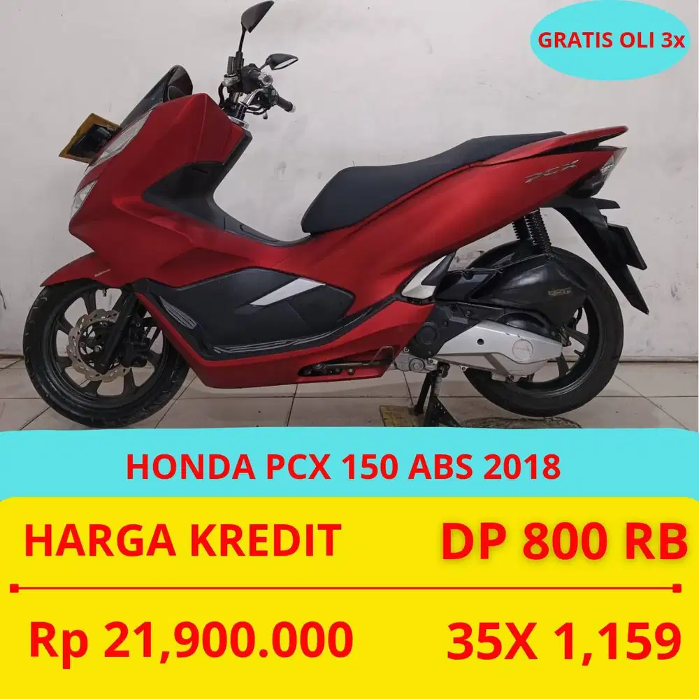 HONDA PCX 150 ABS 2018 DP MURAH 800 RIBU GUYSS