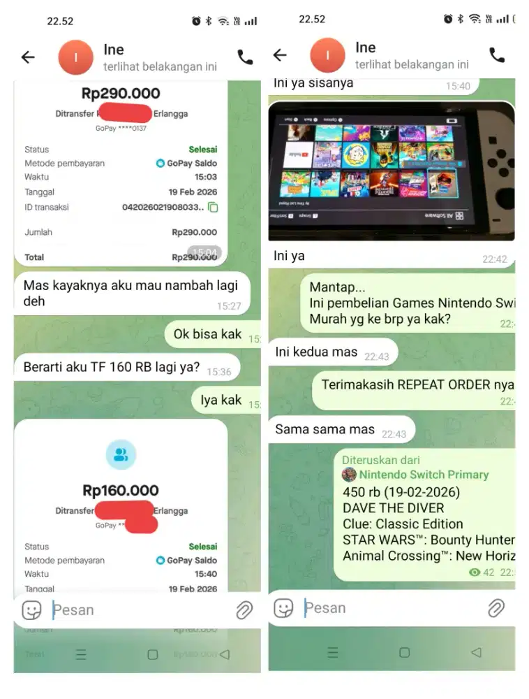 Promo Games OFW Nintendo Switch OLED V2 V1 LITE NS2