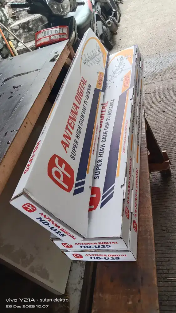 Tes pake tekhnisi pemasangan Antenna tv digital biar muncul siaran