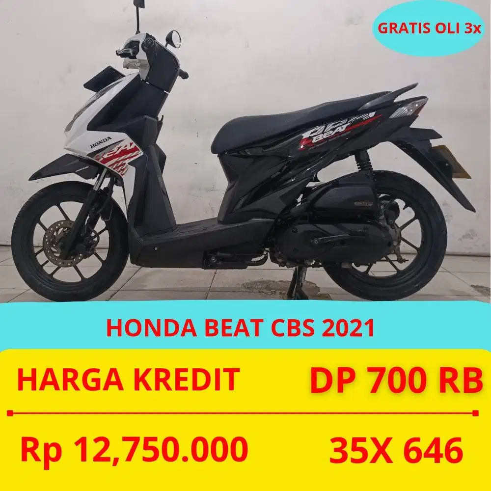 HONDA BEAT CBS 2021 DP MURAH 700 RIBU GUYSS