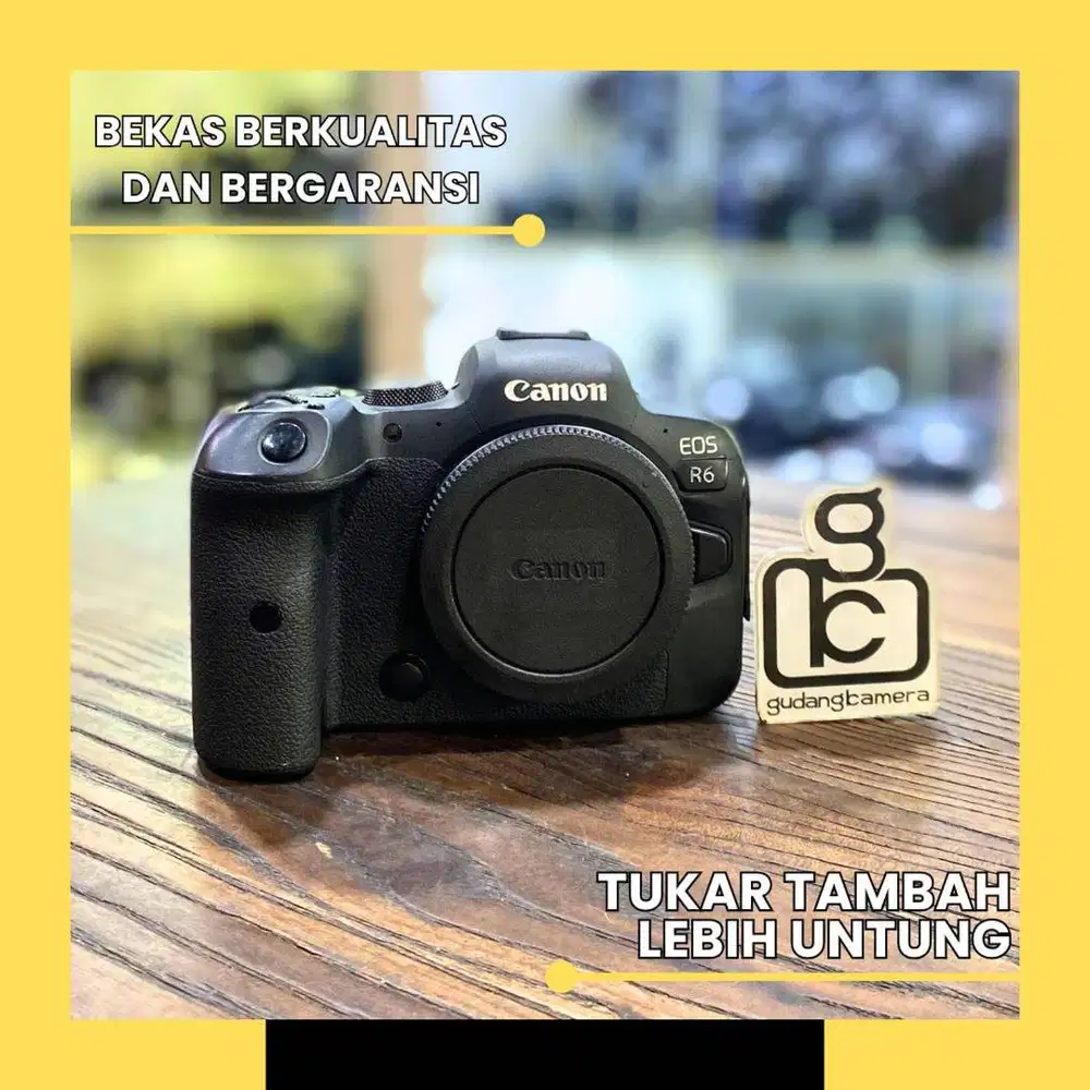 Kamera Canon EOS R6 body only - MINT CONDITION - 0426