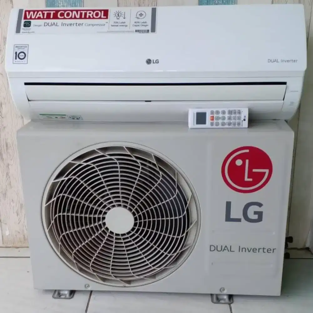 ac LG dual inverter 1/2pk R32 ori