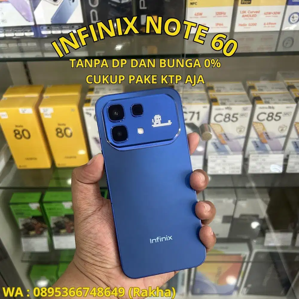INFINIX NOTE 60 BISA KREDIT TANPA DP CUKUP KTP AJA ATAU CASH BISA