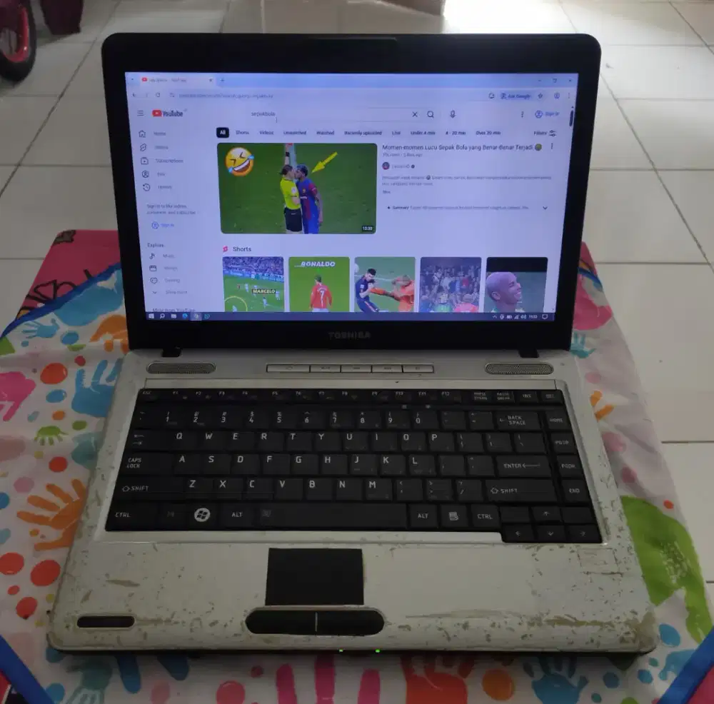 Toshiba all normal ram 4 enak buat skripsi youtube aman