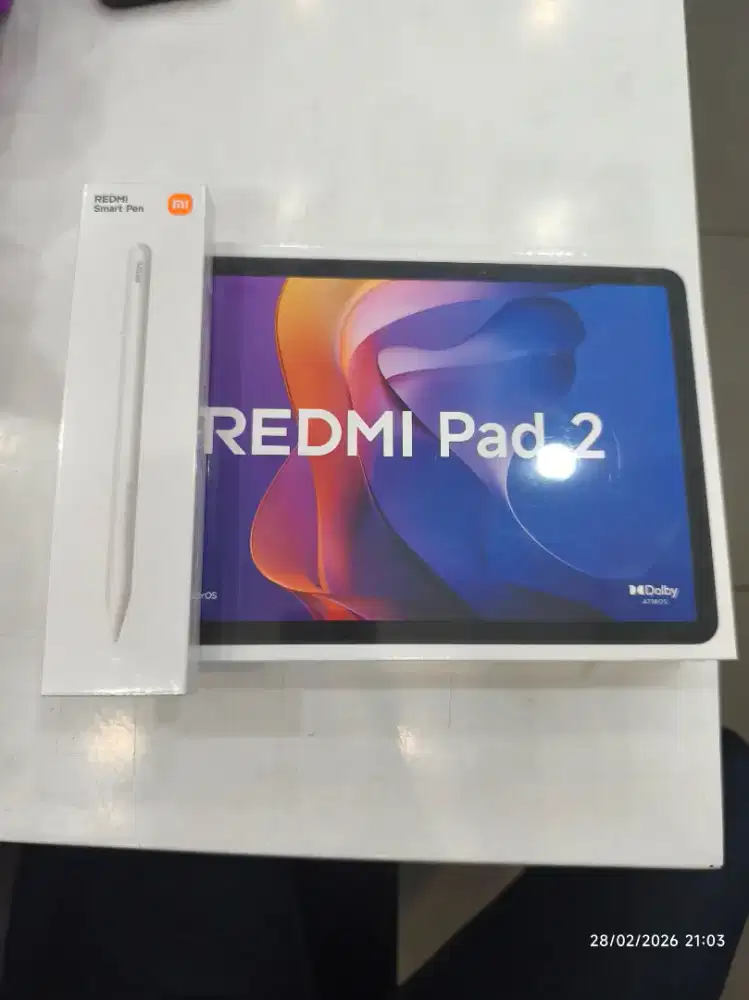 REDMI PAD 2 + smart pen RAM 4/128GB, 11 inci, 9000mAh