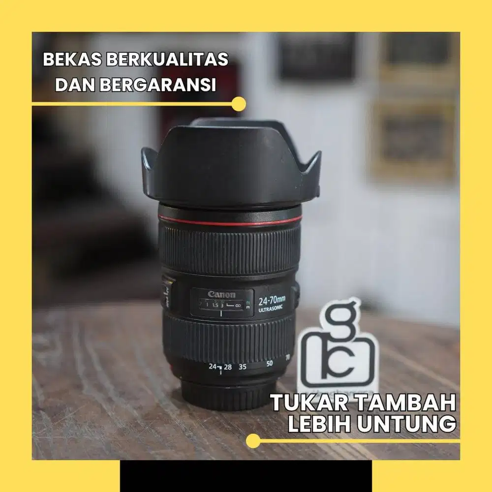 Lensa Canon EF 24-70mm F2.8L II - GOOD CONDITION - 1312