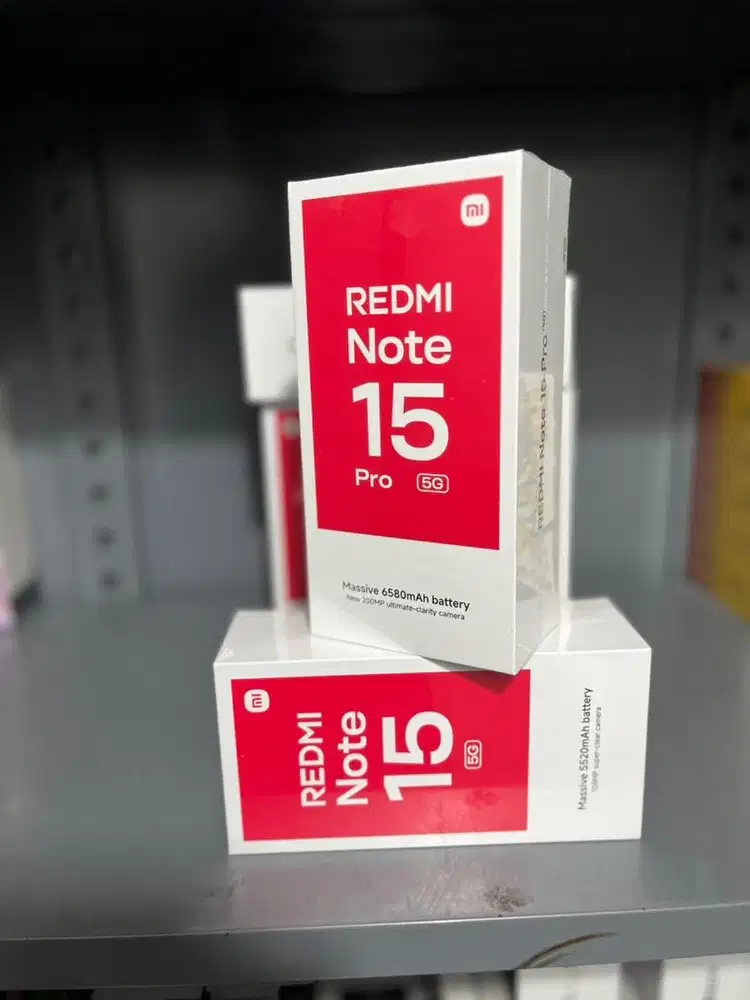 NEW REDMI NOTE 15 SERIES GARANSI RESMI XIAOMI INDONESIA!!