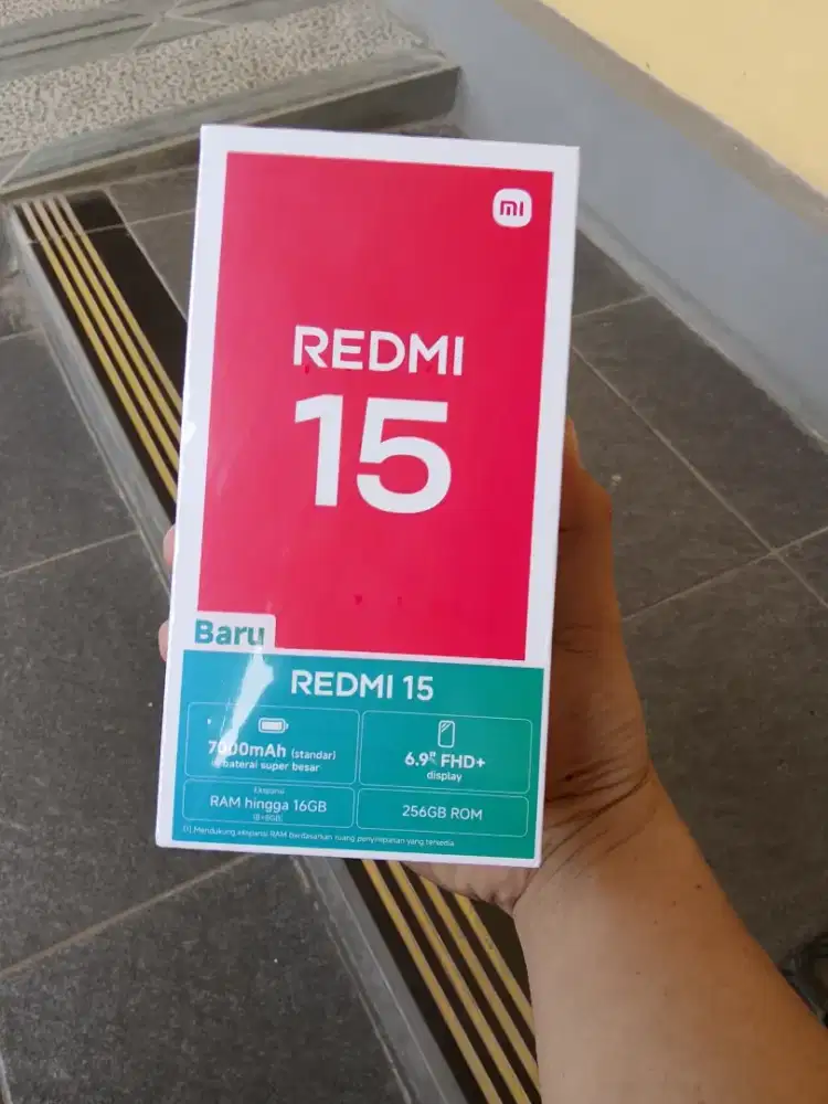 REDMI 15 RAM 8/256 SEGEL BOX