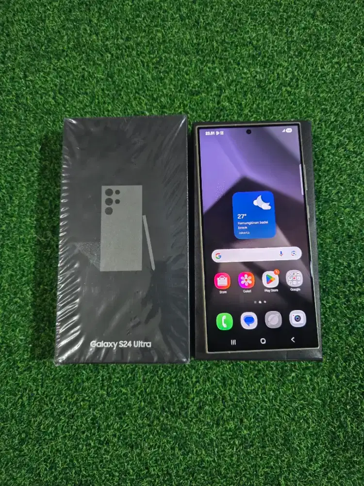 Samsung S24 Ultra 5G 12/512gb Lengkap Normal