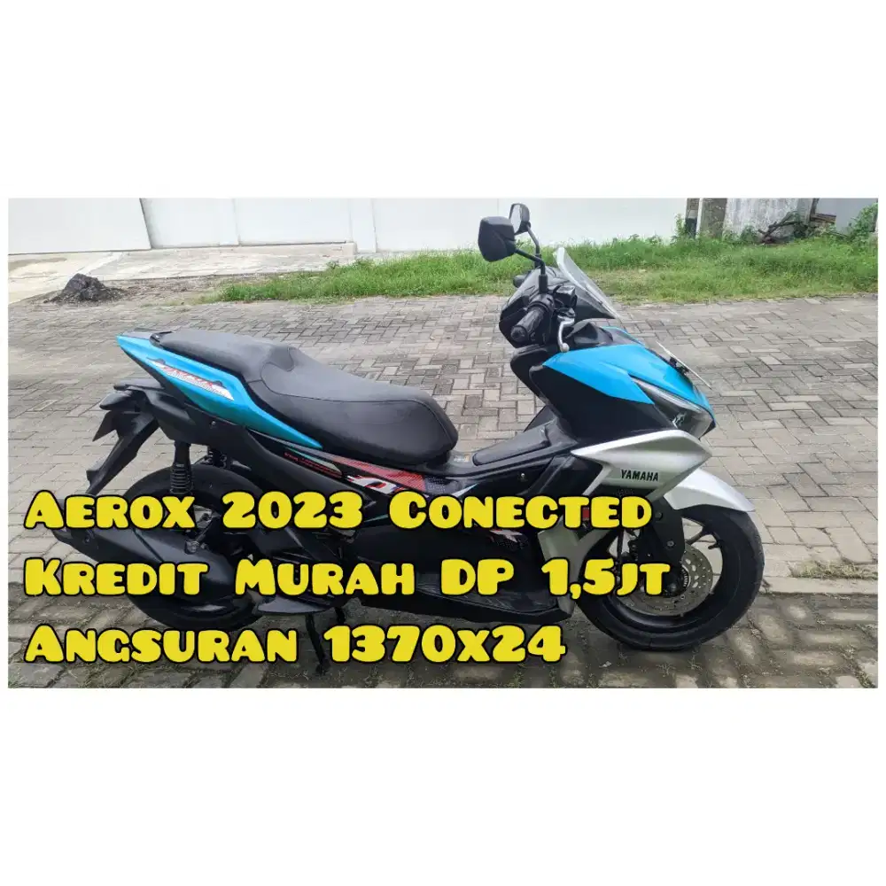 Aerox New Connected 2023 Biru Km20rban