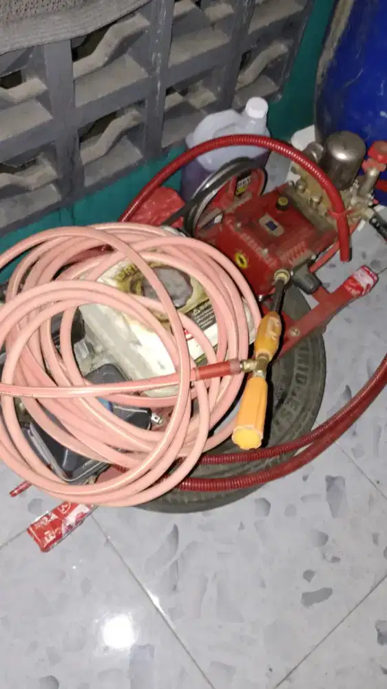 MESIN CUCI MOTOR LENGKAP