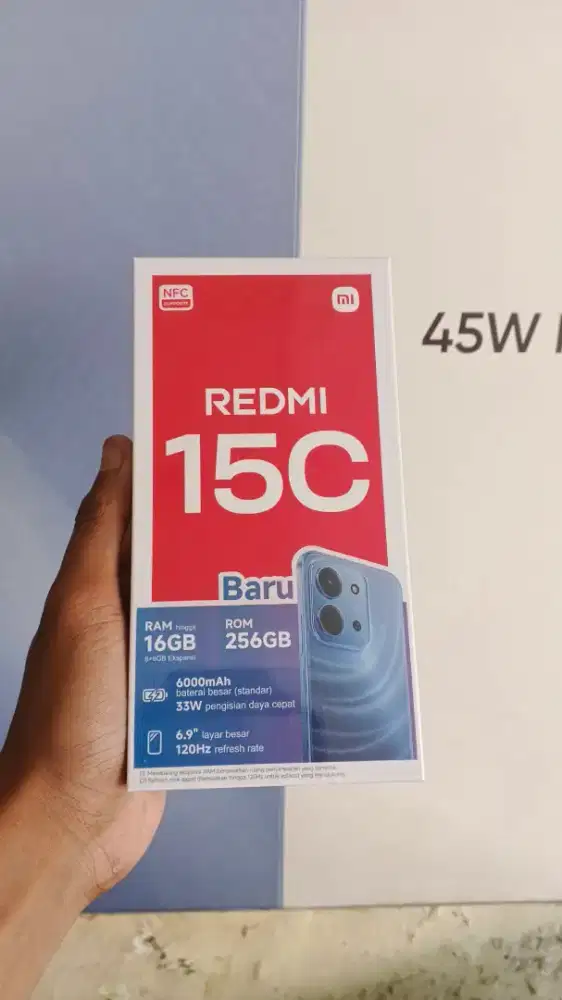 Redmi 15C 8/256 [Baru, Garansi Resmi 15 Bulan]