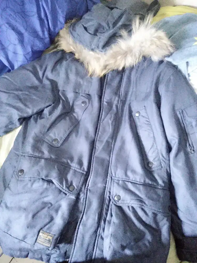 Jaket wanita bulu angsa tebal