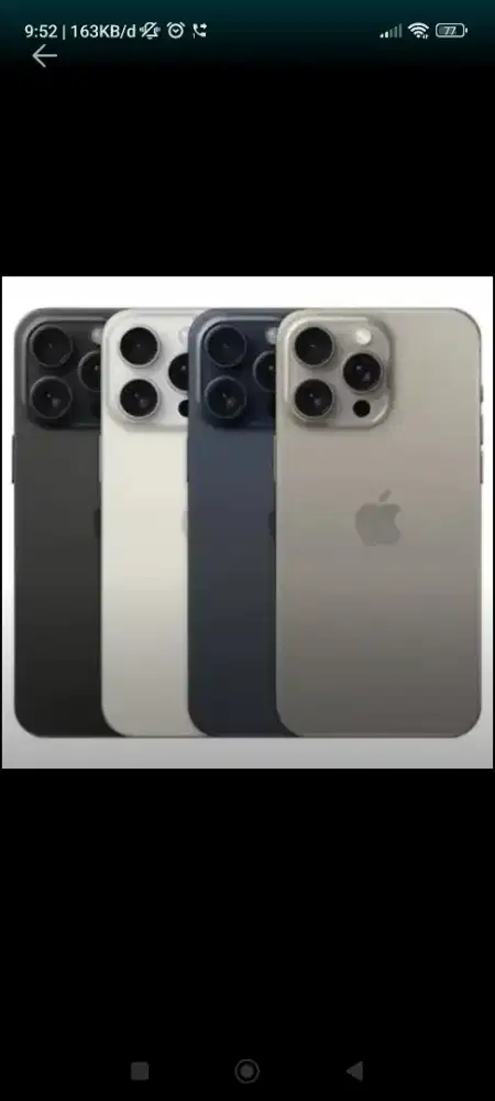 Iphone 15 pro max 256