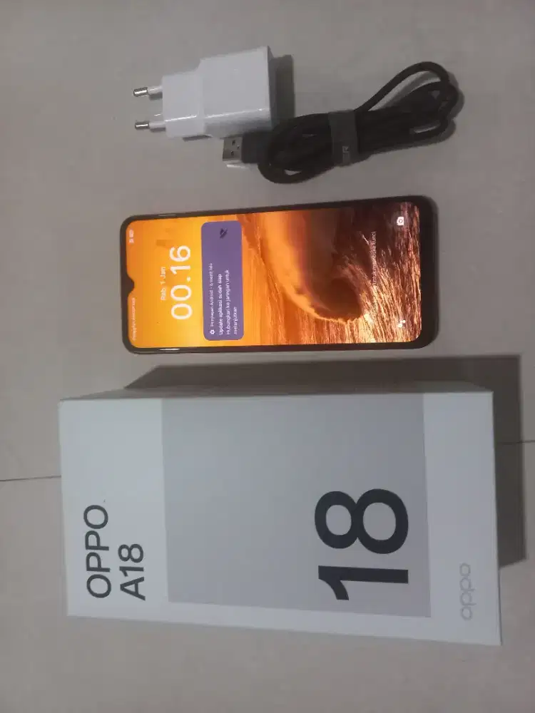 HP OPPO A18 RAM 4+4gb & memori 128 gb