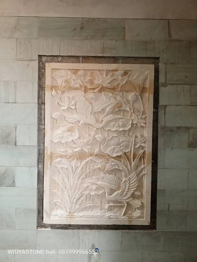 jasa pembuatan hiasan dinding dari paras putih jogya