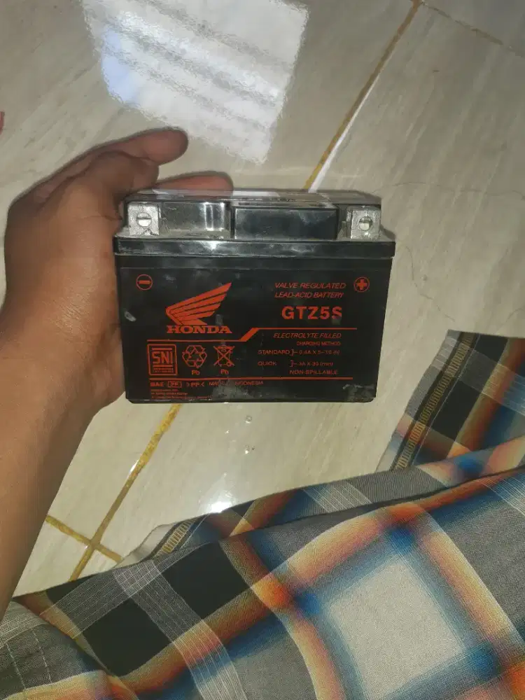 Aki motor ori copotan normal