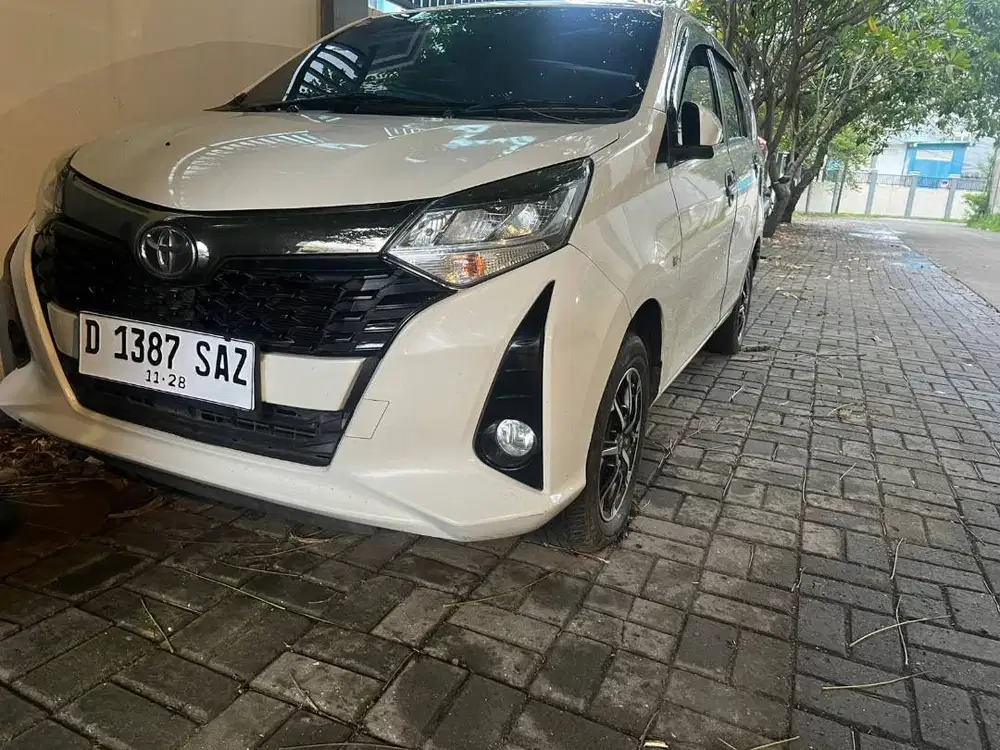 Toyota Calya 1.2 G AT 2023 Putih – Automatic, KM 50 Ribuan, Siap Pakai