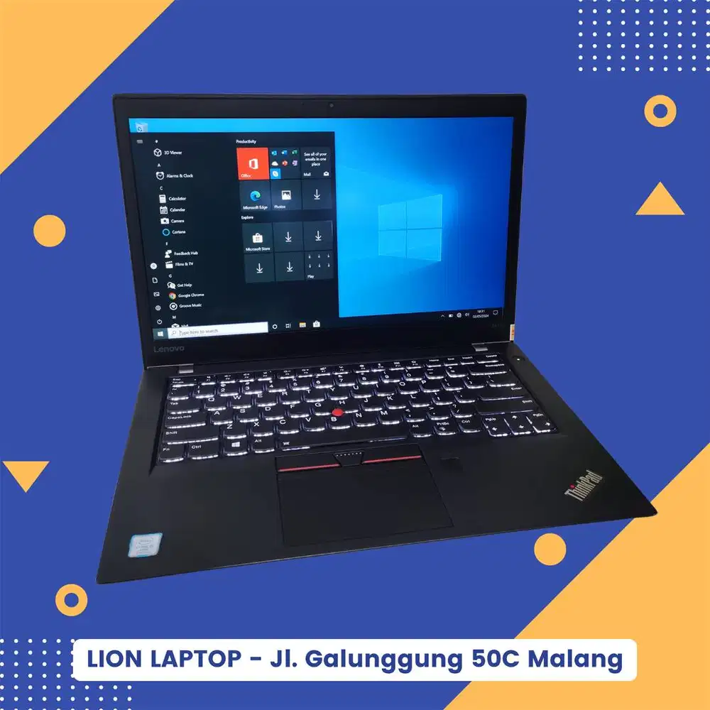 Core i5 Gen 7 RAM 8GB SLIM TOUCHSCREEN Lenovo Thinkpad T470s [01|03]