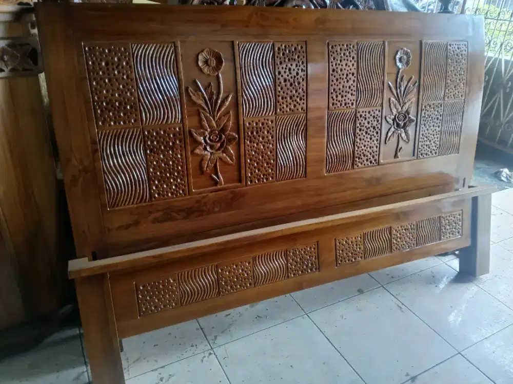 Tempat Tidur Minimalis Jati jepara