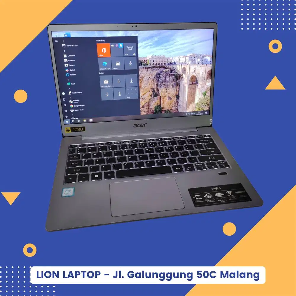 Super Slim Core i5 Gen 8 8/25 Acer Swift 3 SF313-51 [01|03]