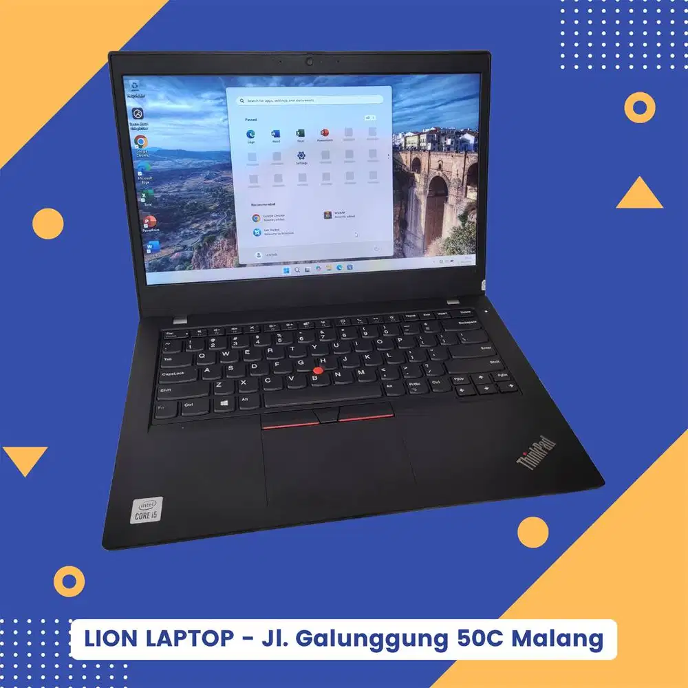 i5 Gen 10 Murah RAM 8GB SSD 256GB Lenovo Thinkpad L14 [01|03]