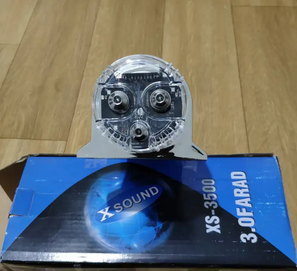 Capasitor bank audio merek x sound 3 farad