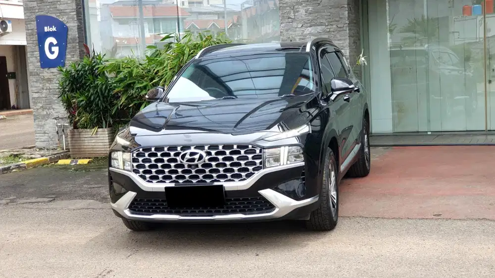 Hyundai santafe santa fe prime 2021 diesel hitam pajak panjang