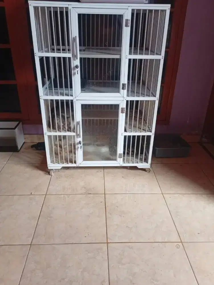 Kandang Kucing Almunium
