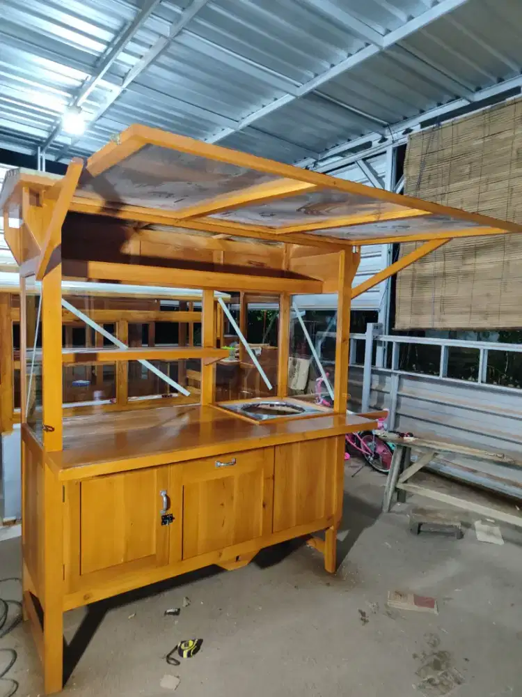 Sedia Gerobak Angkringan, Bakso Mie Ayam, Bubur, Sate, Soto, Pecel dll