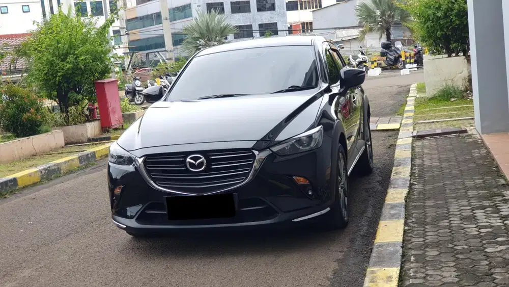 Km16rb mazda cx3 pro 2021 hitam sunroof pajak panjang