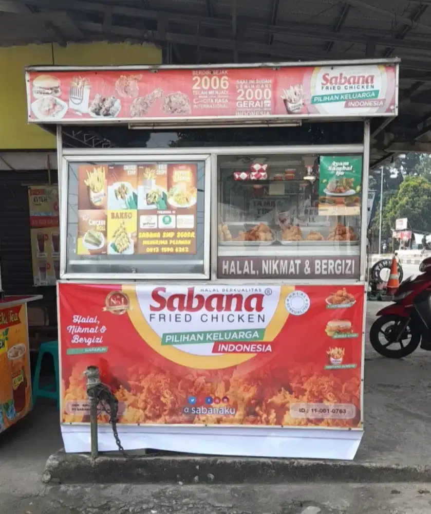 Di jual booth sabana beserta perlengkapan