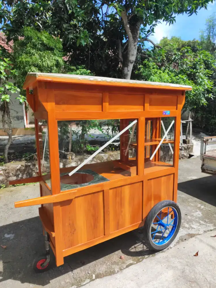 Sedia Gerobak Angkringan, Bakso Mie Ayam, Bubur, Sate, Soto, Pecel dll