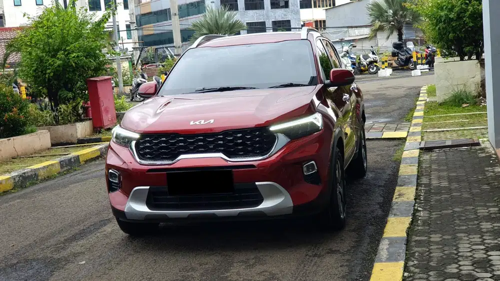 Km31rb kia sonet premier 2022 sunroof merah audiobose