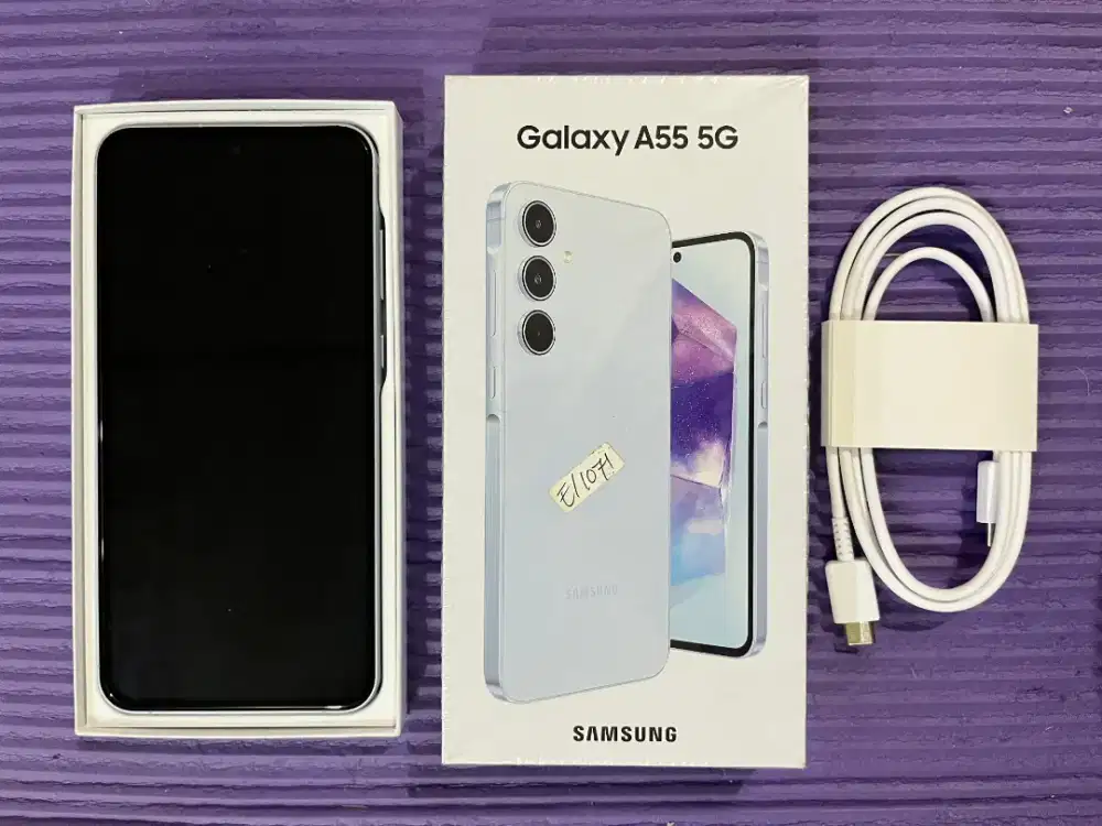 Samsung A55 RAM 12/256 GB White Lengkap dan Muluss No Minus
