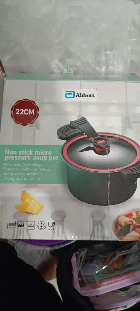Panci presto serbaguna non stick micro pressure