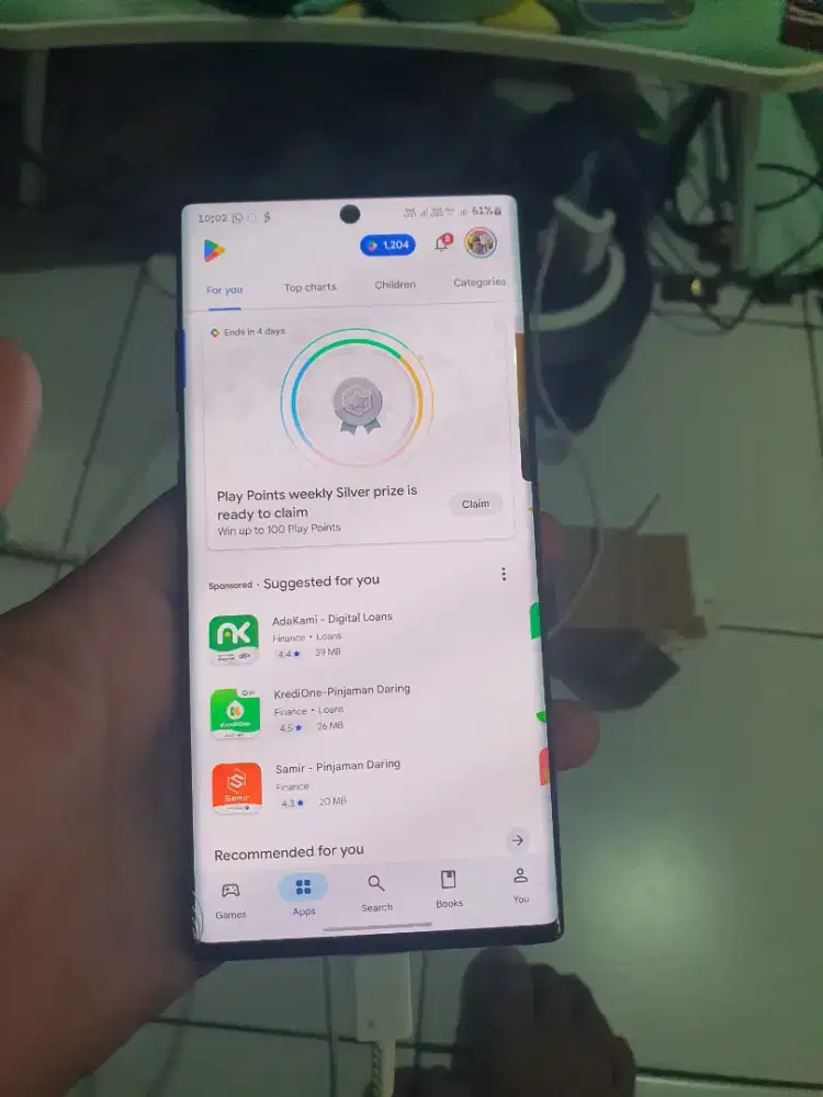 Jual hp samsung note 10 plus 12/256gb sein