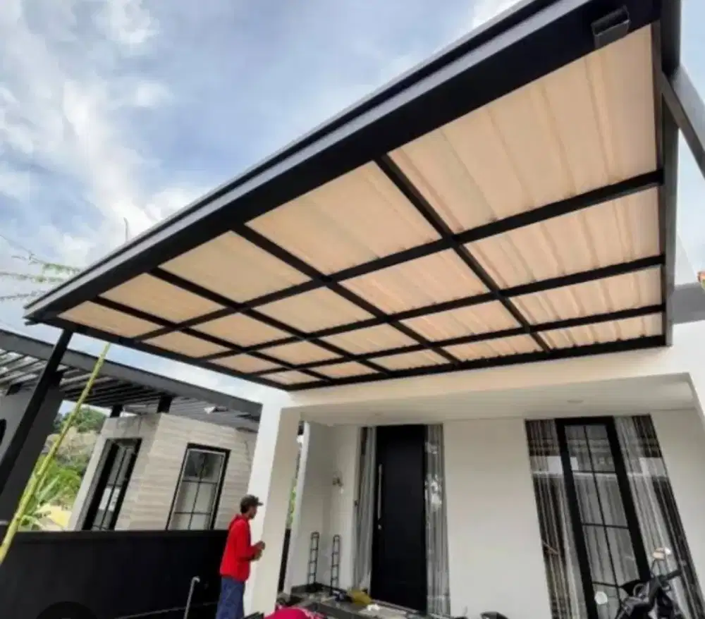 Kanopi atap minimalis