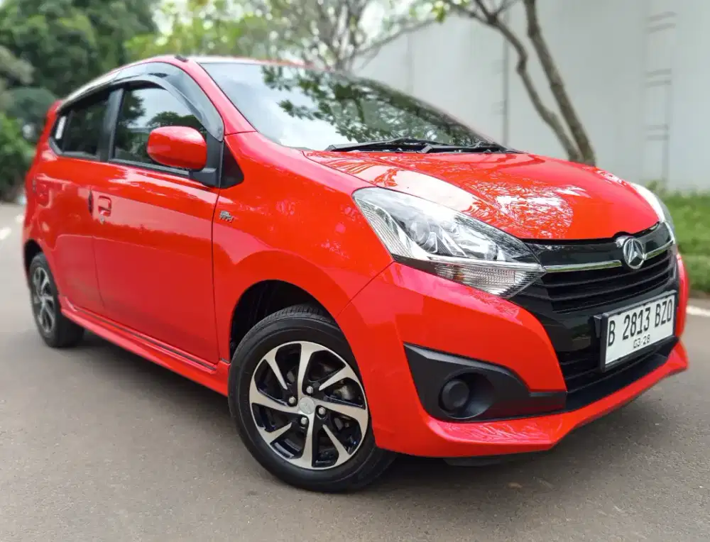 Daihatsu New Ayla 1.2 X Manual 2018 Merah Sgt Istimewa Skali Spt Baru