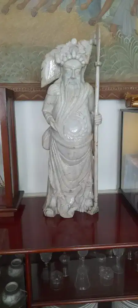 Patung Dewa Natural jade (Giok)